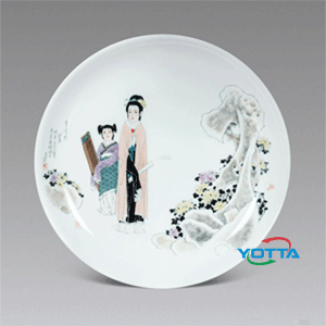 Ceramic plates printing