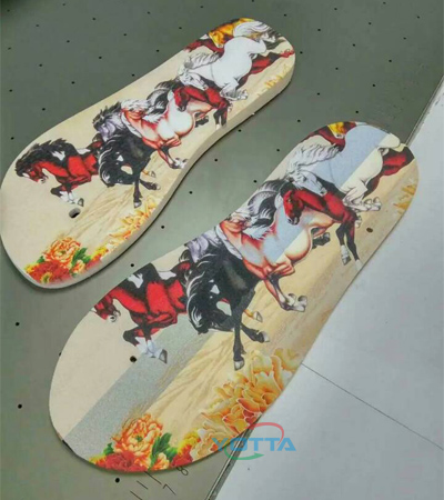 EVA slipper sole printing with 3d effect