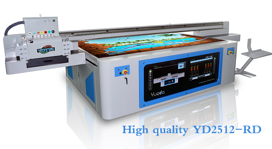 YD2512-RD UV flatbed printer for plastic
