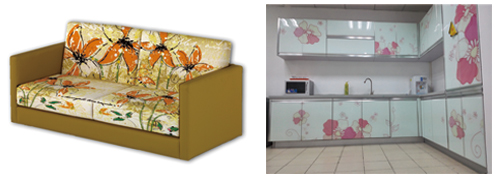 Furniture printing for home decoration
