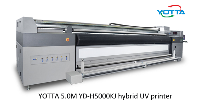 YD-H5000KJ ultra large hybrid UV flatbed printer