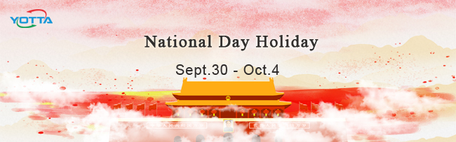 2018 Ntional Day Holiday Notice - YOTTA